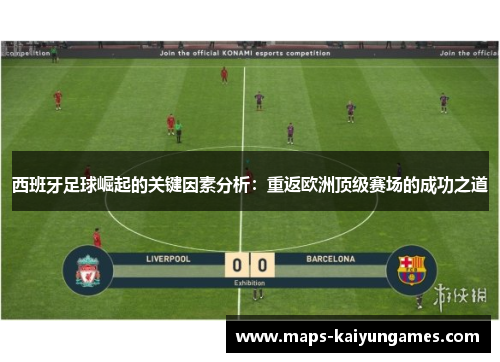 西班牙足球崛起的关键因素分析：重返欧洲顶级赛场的成功之道
