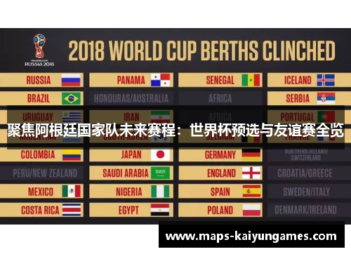 聚焦阿根廷国家队未来赛程：世界杯预选与友谊赛全览