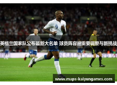 英格兰国家队公布最新大名单 球员阵容迎重要调整与新挑战